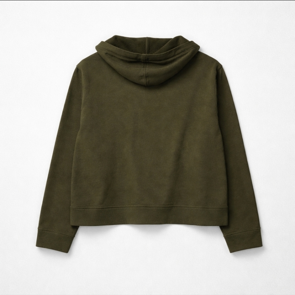 Vintage Ralph Lauren Olive Green Men's Jacket Full-Zip Hoodie Size L - Picture 3 of 11
